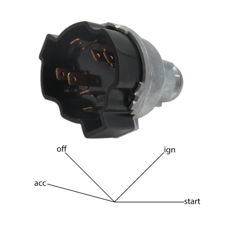 Ignition Lock Cylinder Starter Switch In Dash w/ Keys for 1967-79 Chevrolet GMC