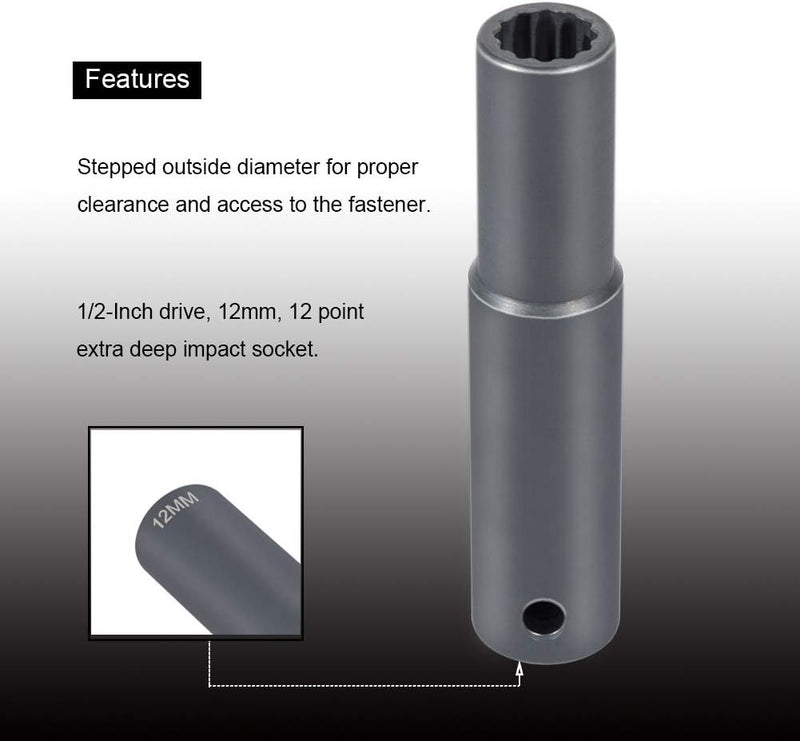 J-44706 J-36003-A 12MM Rocker Arm Shaft Socket for Detroit 60 Series Engine
