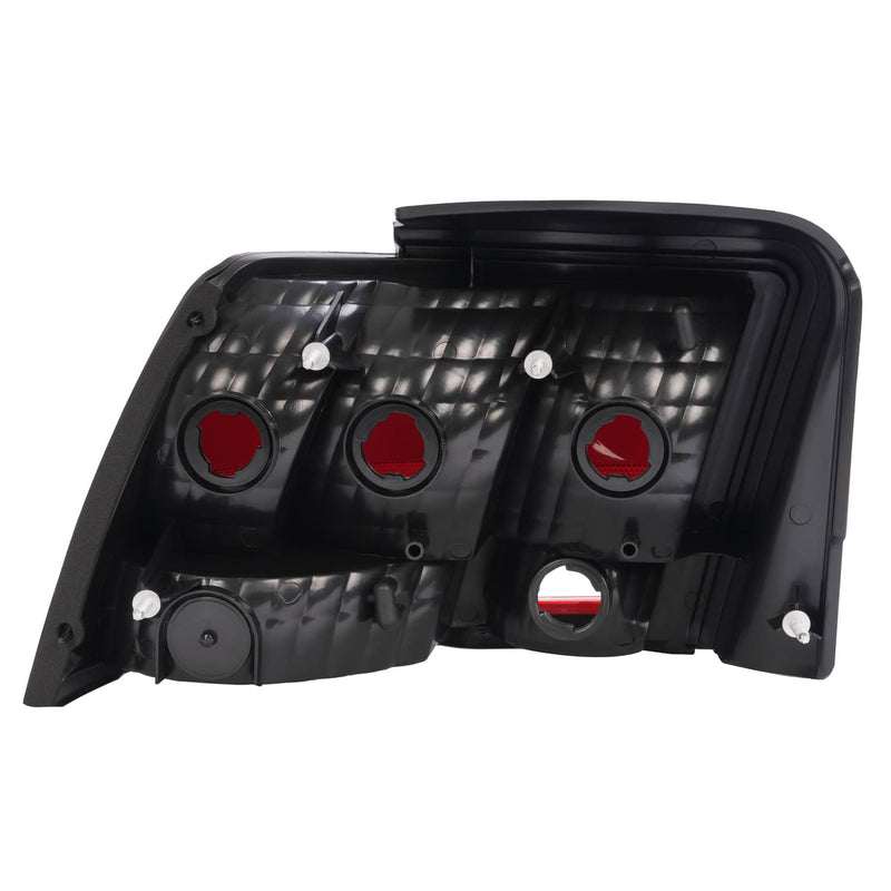DURAFORCE Tail Lights Rear Brake Lamps for Ford Mustang 1999-2004 Red Smoked Left Right