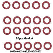DURAFORCE 90430-08020-00 Lower Unit Oil Drain Gaskets for Yamaha 4 Stroke Outboard 20 Piec