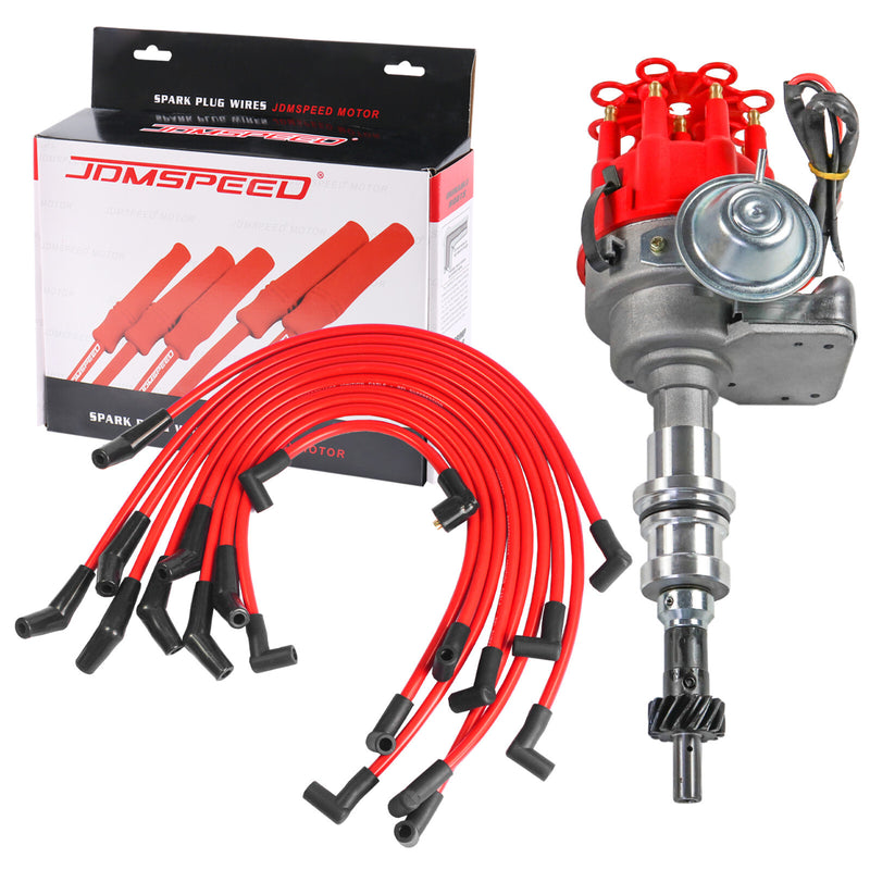 HEI Distributor and Spark Plug Wires for Ford Small Block 289-302 SBF