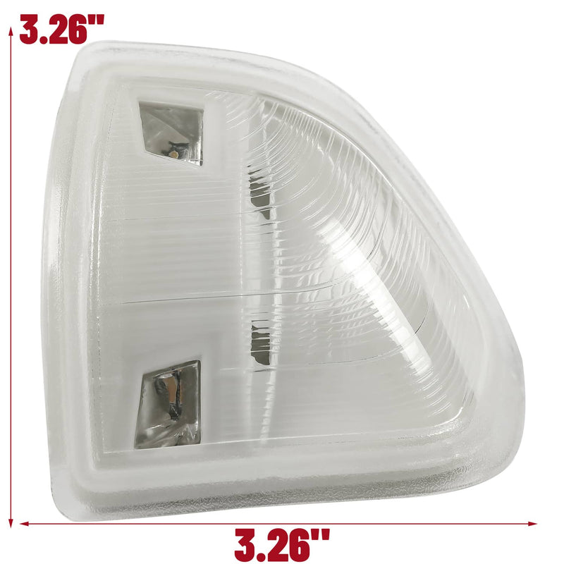 DURAFORCE Mirror Turn Signal Light Clear Passenger RH for Dodge Ram 1500 2010-2022