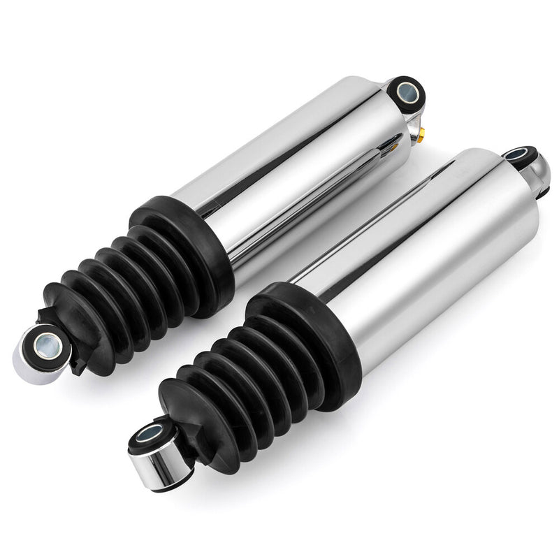 Road King FLHR Chrome Lowering 12" Air Shocks for Harley 1980-2017