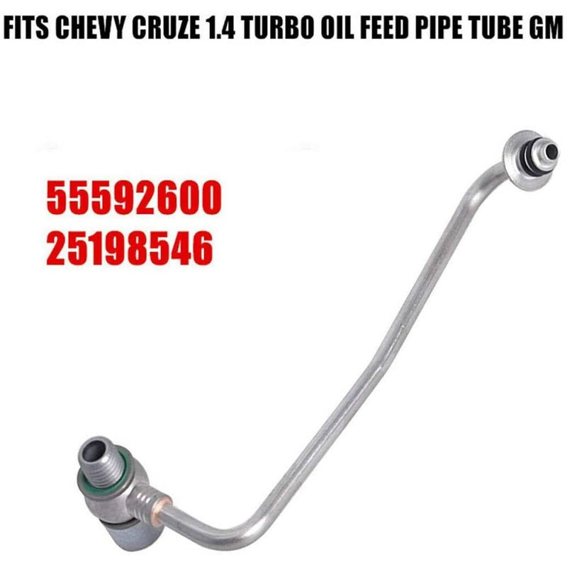 625829 Turbo Oil Feed Pipe Tube for 2011-2018 Chevy Cruze 1.4 55592600