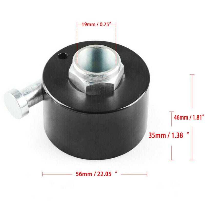 Steering Wheel Quick Release Disconnect Hub 3/4" Shaft for IMCA NHRA Black