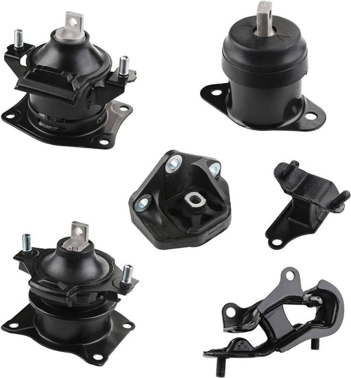 DURAFORCE 6PCS Engine Mount Trans Mounts Kit for Honda Accord 3.0L Auto Trans