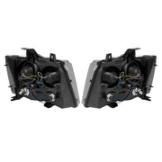 DURAFORCE Headlights for Avalanche Suburban Tahoe 2007-2014 LED Bar LH RH Projector
