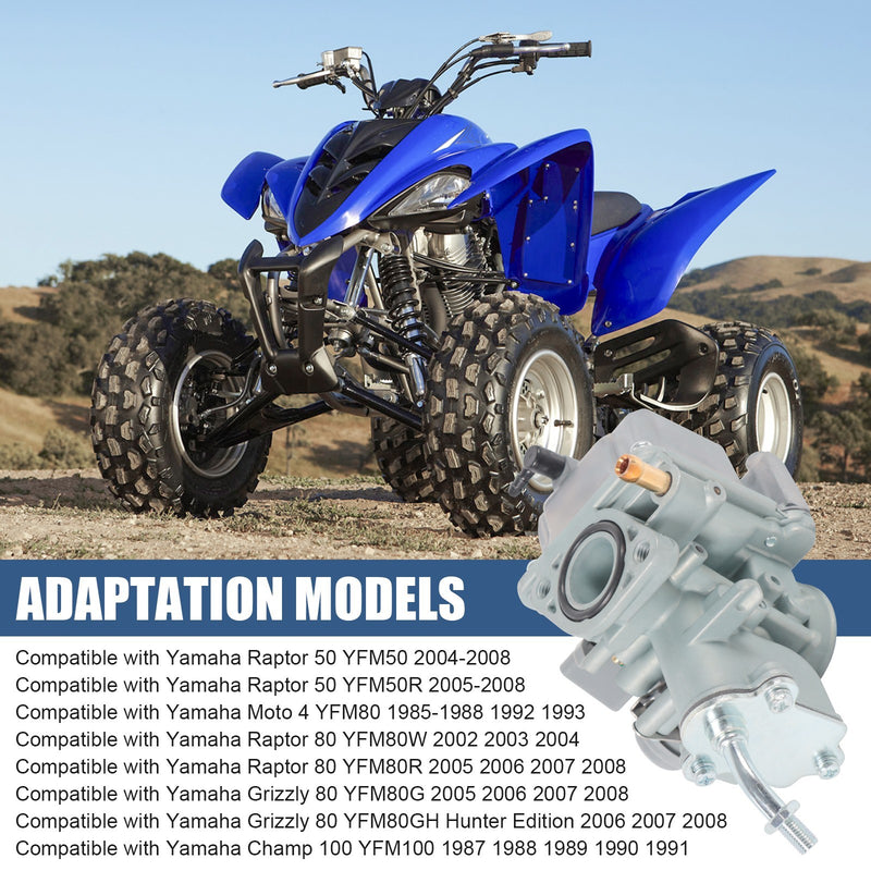 Carburetor for Yamaha Raptor 50 YFM50 Badger 80 YFM80 Moto 4 Champ 100 ATV