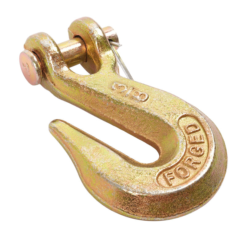 G70 3/8" Clevis Grab Hook Tow Chain Tie Down for Flatbed Truck Trailer 10 Pack
