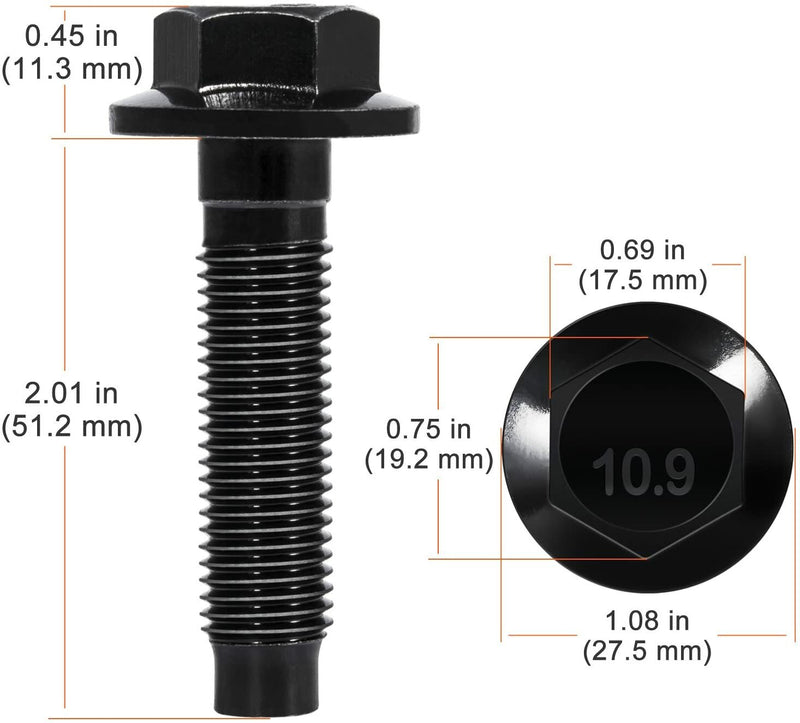F5RZ-6A340-B Engine Crankshaft Pulley Bolt Tool for Ford for Lincoln for Mercury