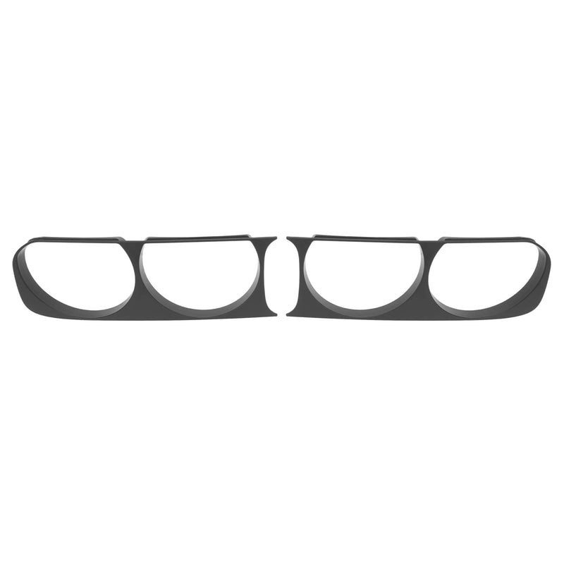 DURAFORCE Headlight Bezel for Dodge Challenger 2008-2014 Left and Right Side Set of 2