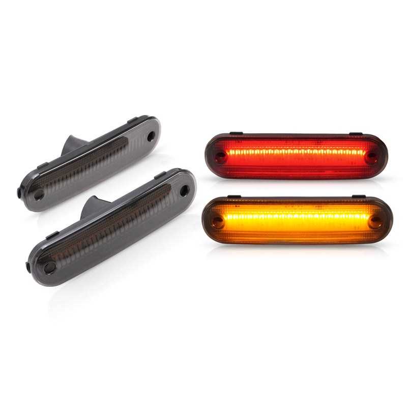 LED Side Marker Light Smoked Lens Front Rear for Mazda MX-5 Miata 1990-2005 4X