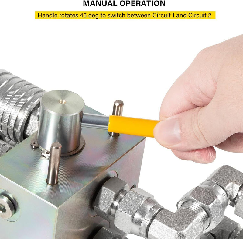 Manual Hydraulic Multiplier SCV Splitter Diverter Valve Couplers Ag Fitting