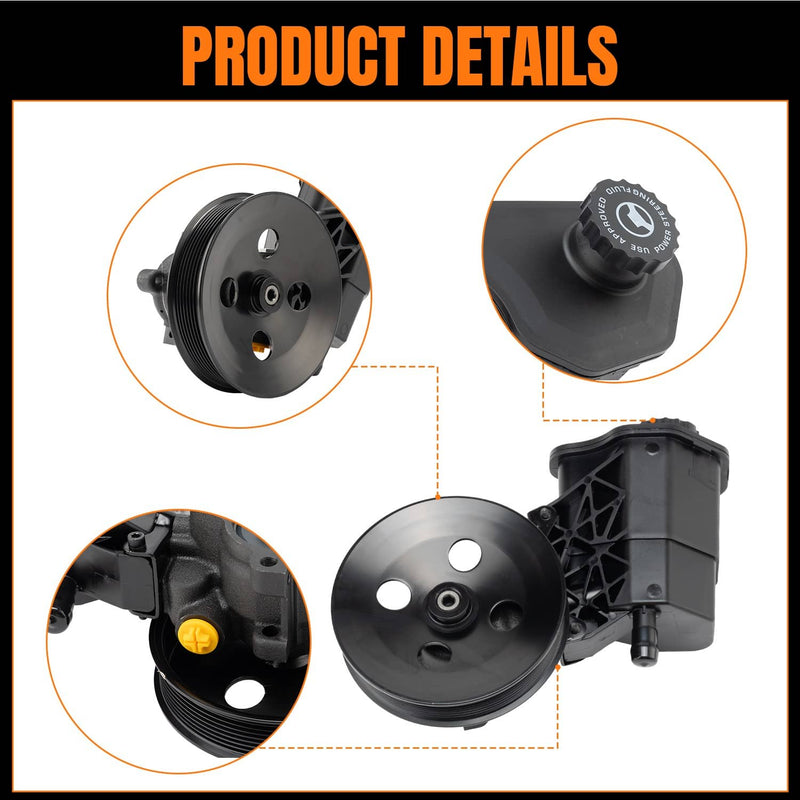 20-70268 Power Steering Pump with Reservoir for Dodge Ram 2500 3500 03-07