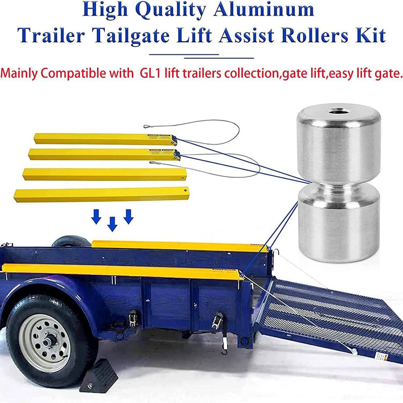 GMNR925 2 Set Rollers Pins Washers Rings Replacement for Gorilla Lift Assi