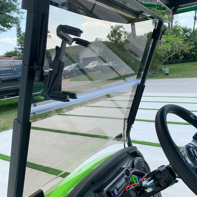 Tinted Folding Windshield Windscreen for Club Car Precedent 2004-UP