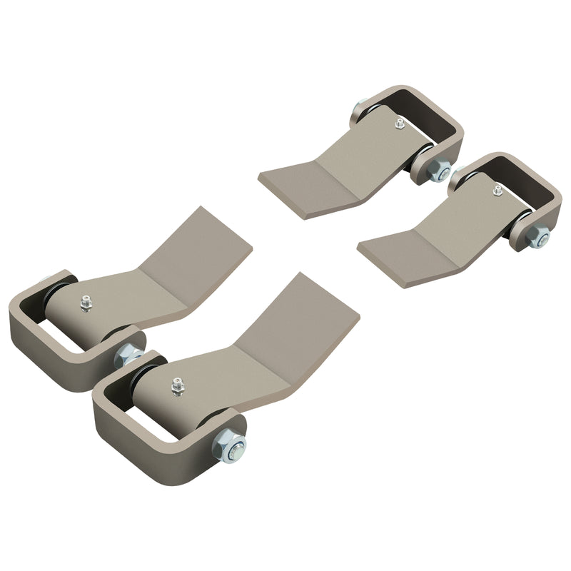 4 Strap Style Long Leaf Steel Weld On Dump Trailer Door Hinge Greaseable Cargo