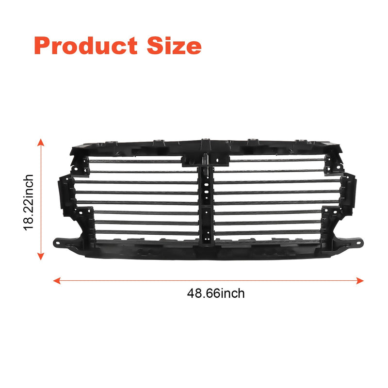Upper Radiator Grille Air Shutter for Ford F-150 2018-2020 with Actuator Motor