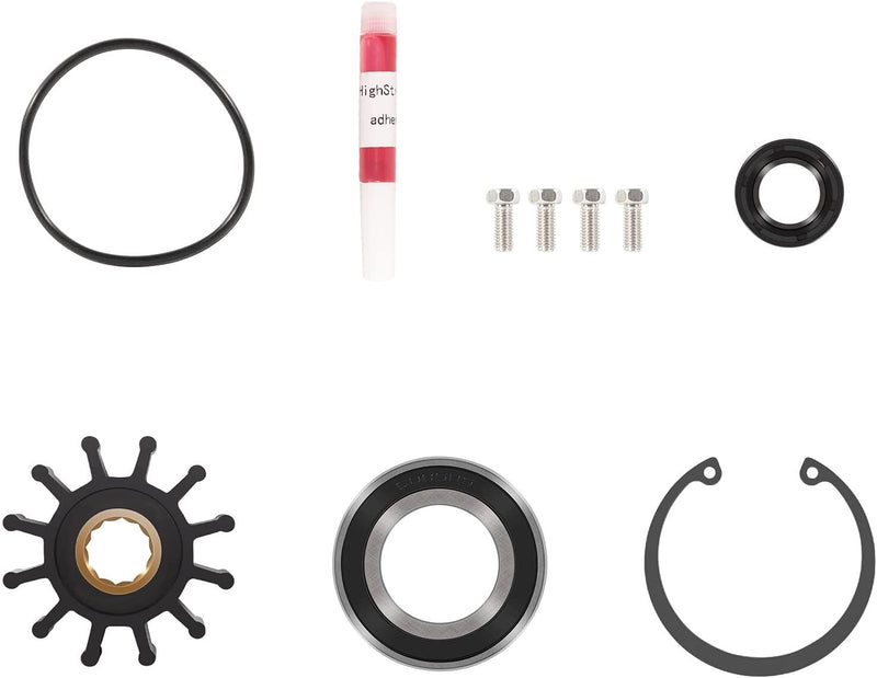 Raw Sea Water Pump Repair Rebuild Kit for Volvo Penta 5.0Gi 5.0GL 5.0GXi 5.0OSi