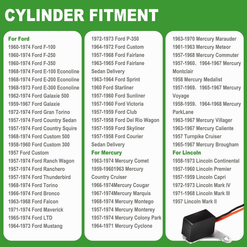 1281 Ignition Points-to-Electronic Conversion Ignitor for Pertronix for Ford V8
