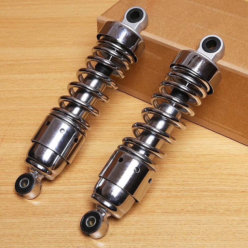 Chrome Rear Shocks Absorbers Suspension for Honda Rebel 250 CMX250 1986-2014
