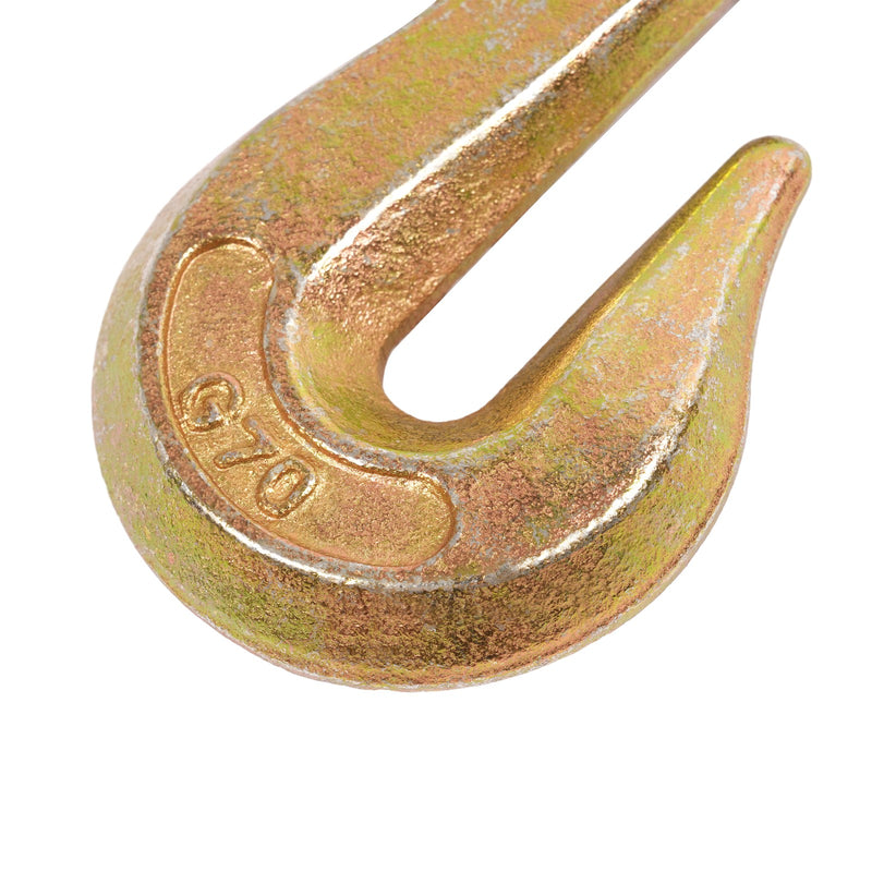 G70 3/8" Clevis Grab Hook Tow Chain Tie Down for Flatbed Truck Trailer 10 Pack