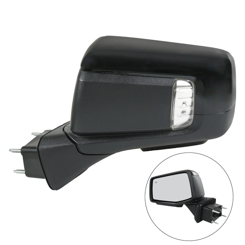 Left Driver Side Mirror Power Heated Puddle BSD for 2019-2024 Silverado 1500
