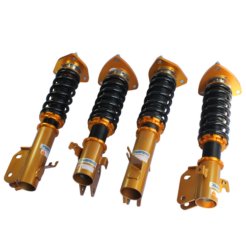Set of 4 Coilovers Struts for Subaru Impreza WRX GDB GDA Forester Gold