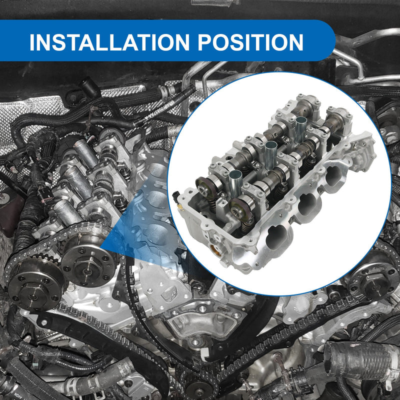 Cylinder Head Assembly Driver Left Side w/ Camshafts for Dodge Chrysler Jeep 3.6