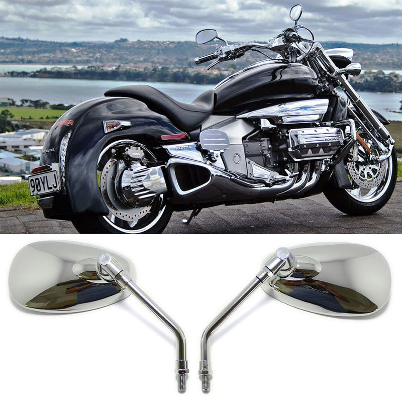 Motorcycle Side Mirrors for Honda VTX1300 VTX1800 Shadow Aero 750 1100 Pair