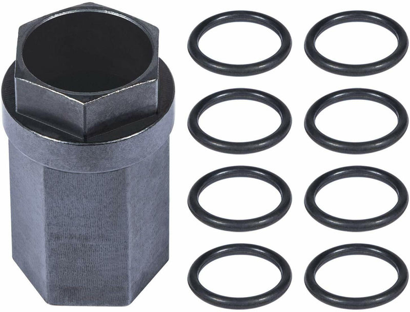 Oil Rail Ball Tube Socket Tool O-Ring Injector Seal Kit for Ford 6.0L 03-07