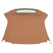 DURAFORCE Convertible Soft Top & Heated Glass Window for Toyota Solara 2004-2009 Brown