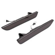 DURAFORCE Side Marker Lights Smoked Lens for Ford Mustang 2010-2014 Front Rear LED 4 Piece