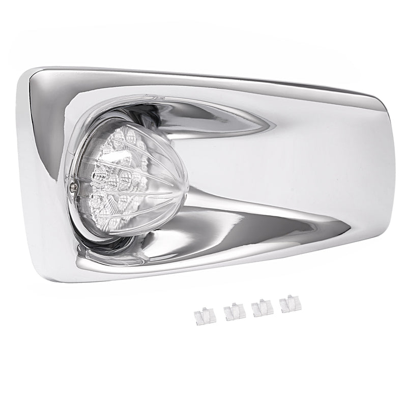 Right Side LED Clear Lens Fog Light Bezel for Kenworth T660 2007-2017
