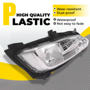 DURAFORCE Front Driving Fog Light Lamp Assembly for Hyundai Santa Fe Sport 2013-2016 Pair