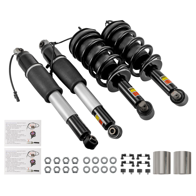 4x Front Rear Shock Strut Assys for 2015-2020 Cadillac Escalade Set
