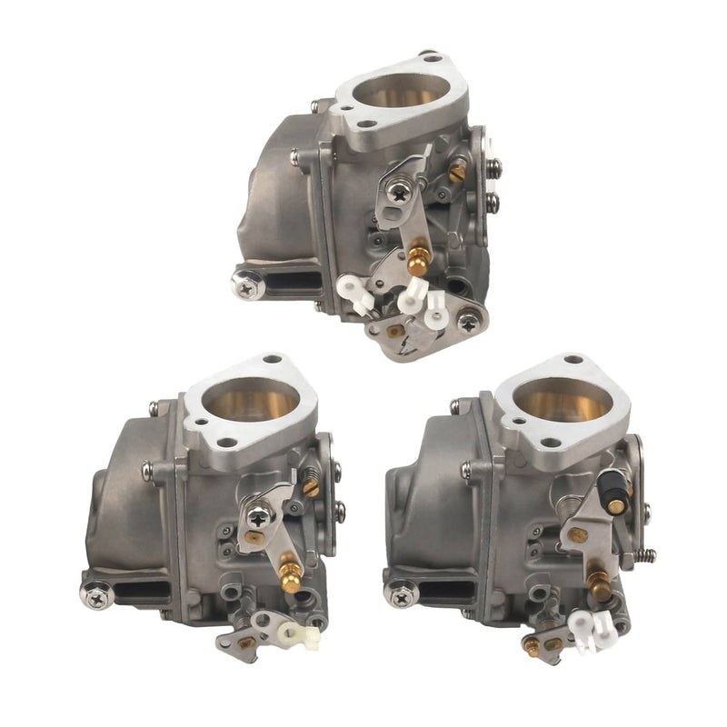 DURAFORCE 6H1-14301 6H1-14302 6H1-14303 00 Carburetor Set for Yamaha 2T 90HP Outboard
