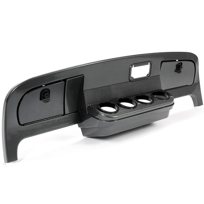 Dash Assembly Cover Kit Carbon Fiber Style for EZGO TXT Golf Cart 1994-2013