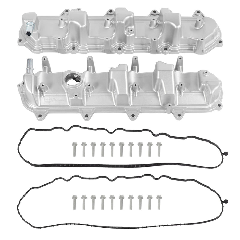 2PCS Aluminum Valve Cover with Gasket for Chevy Silverado 1500 Tahoe 2014-2020