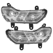 DURAFORCE Pair Front Fog Light Bumper Lamps Left Right for Ford Escape Kuga 2013-2016