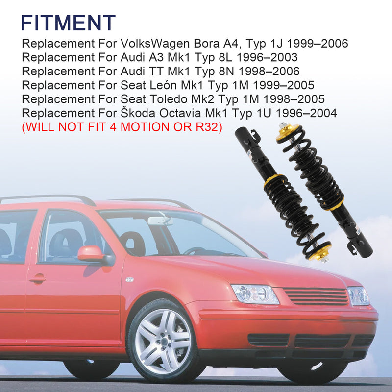 Coilover Suspension Kit Set for VW Golf GTI Jetta MK4 1999-2005 Shock Struts