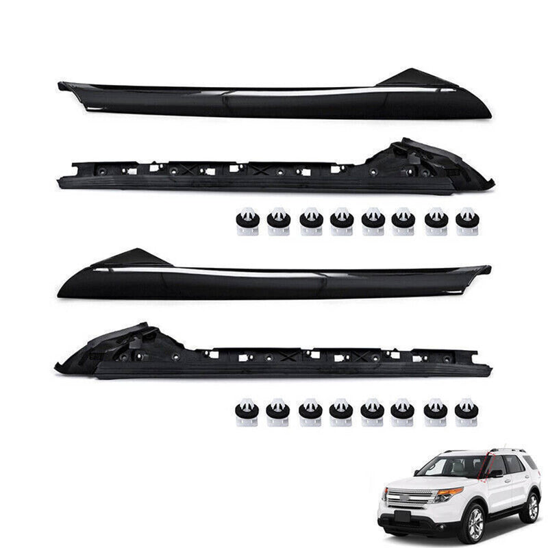 Windshield A-Pillar Molding Trim Pair for Ford Explorer 2011-2019 Left Right