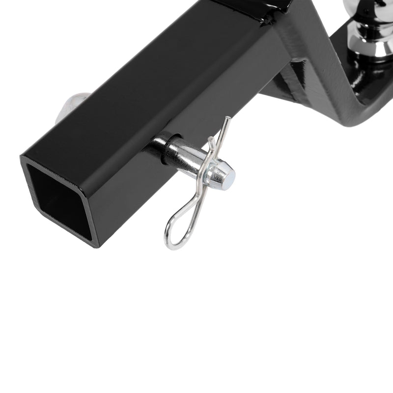 Trailer Hitch Ball Mount With 2" Ball And Pin Fits 2" Receiver 7500 Lbs 6" Drop