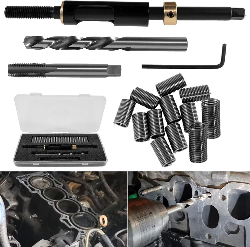 35119S M11x1.5 Head Bolt Thread Repair Kit for Cadillac Honda Toyota GM 4.0/4.2L