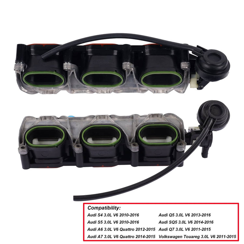 06E133109AF Intake Manifold Pair L+R for Audi S4 S5 A6 A7 Q5 Q7
