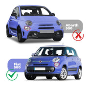 DURAFORCE Turn Signal Parking Lights Clear Lens Front Left Right for Fiat 500 2012-2017