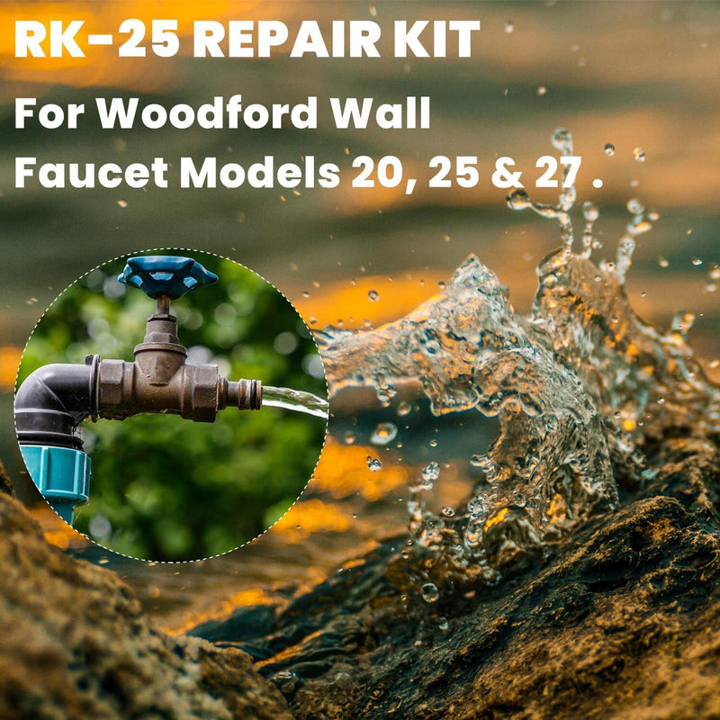 RK-25 Model 25 Repair Kit for Woodford Wall Faucet Models 20 25 27