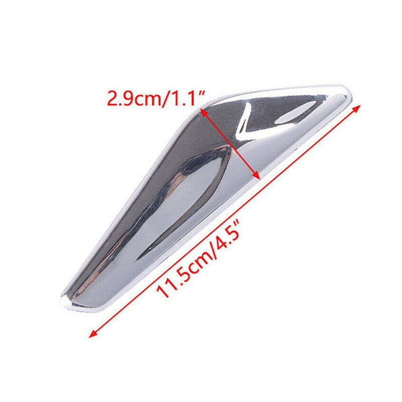 Left Right Side Fender Chrome Emblem Moulding for BMW X3 F25 X4 F26 2015-2017