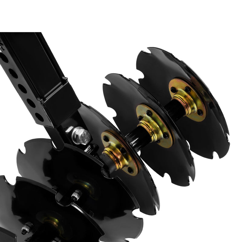20" Notched Disc Harrow Plow for ATV UTV w/ 6 x Concave 2" Receiver