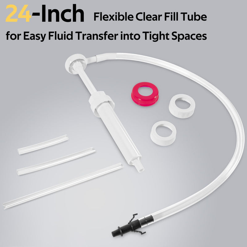30cc Fluid Pump for Gallon Wide Mouth Quart Bottles Transfer Gear Oil